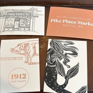 Starbucks Pike Place Market Postcard Set